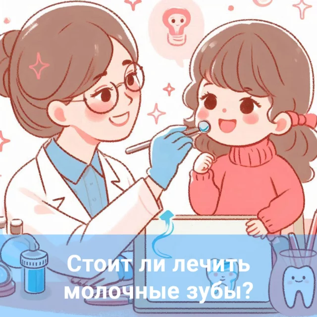 Стоит ли лечить молочные зубы?